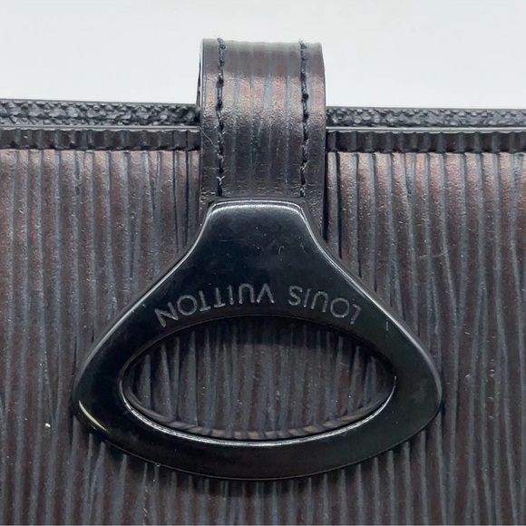 Authentic Louis Vuitton Epi Noir Agenda PM R20092 Day Palnner W/Box GUC - Picture 10 of 16